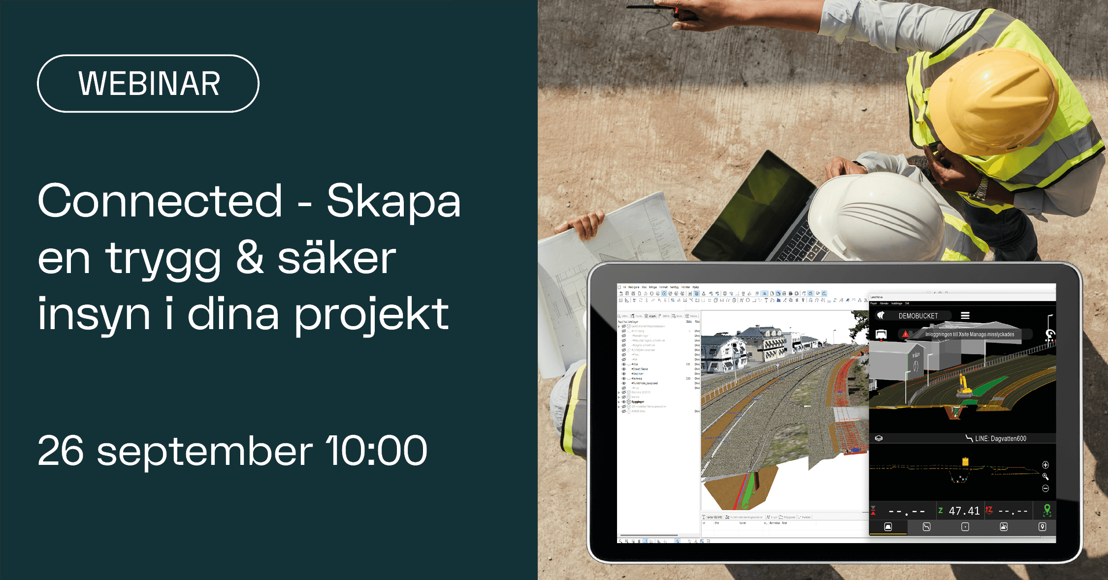 Webinar-Connected - skapa en trygg och säker insyn i dina projekt