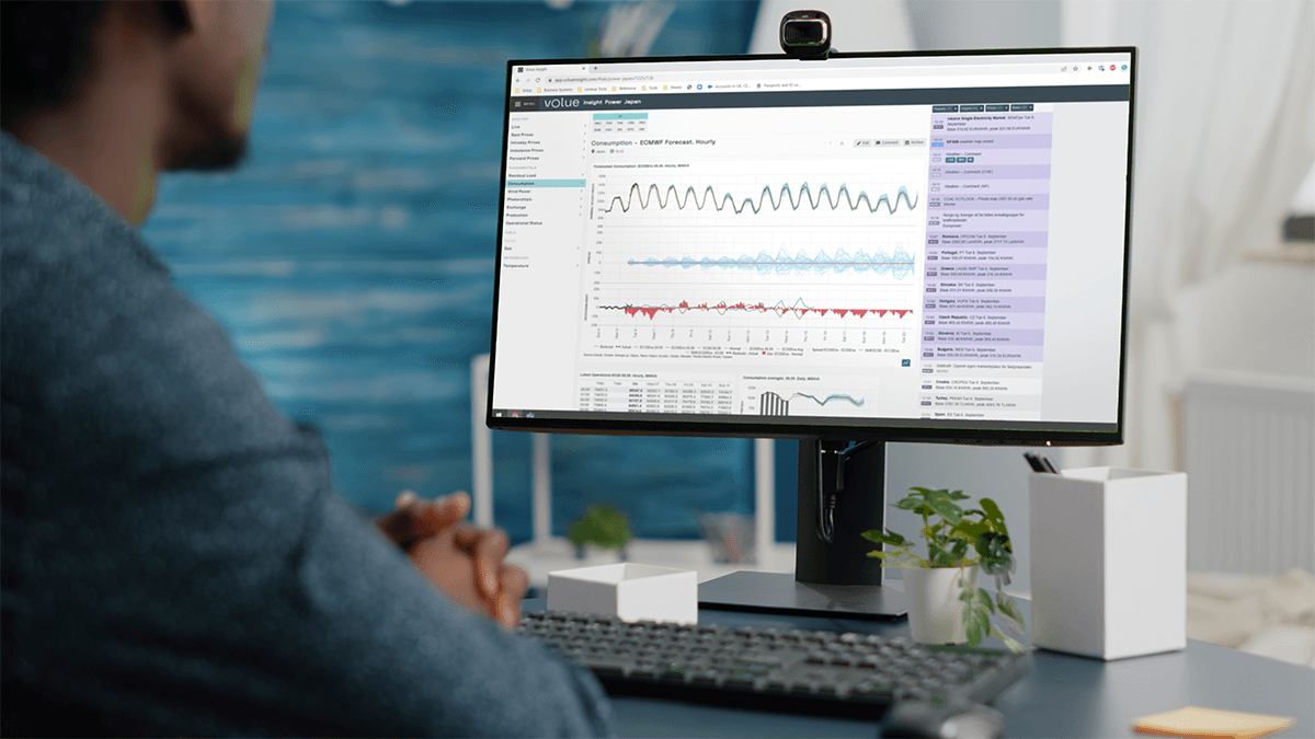 Someone views an analysis