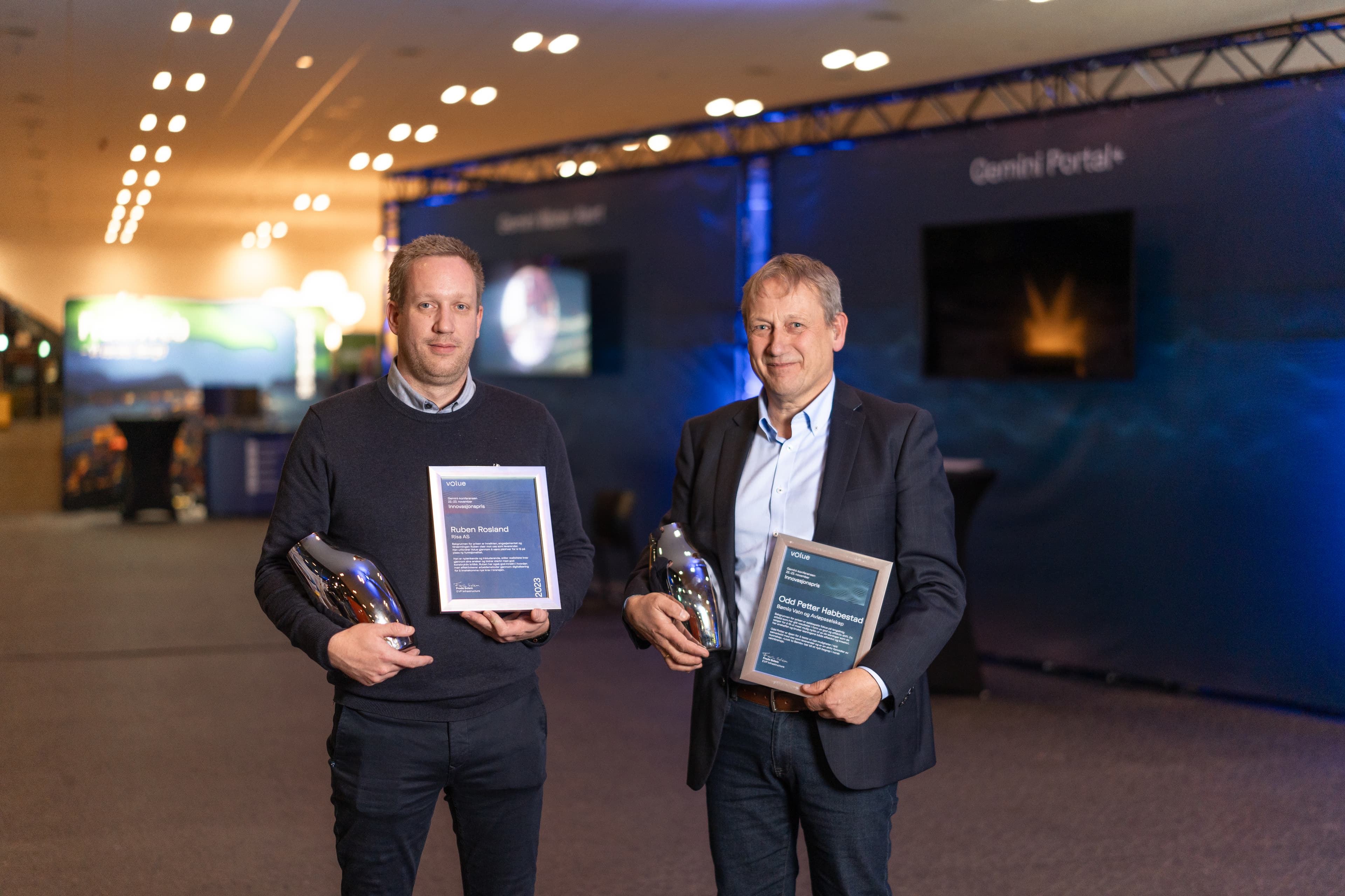 Gemini-konferansen 2023 - Innovasjonspris - Odd Petter Habbestad, Ruben Rosland