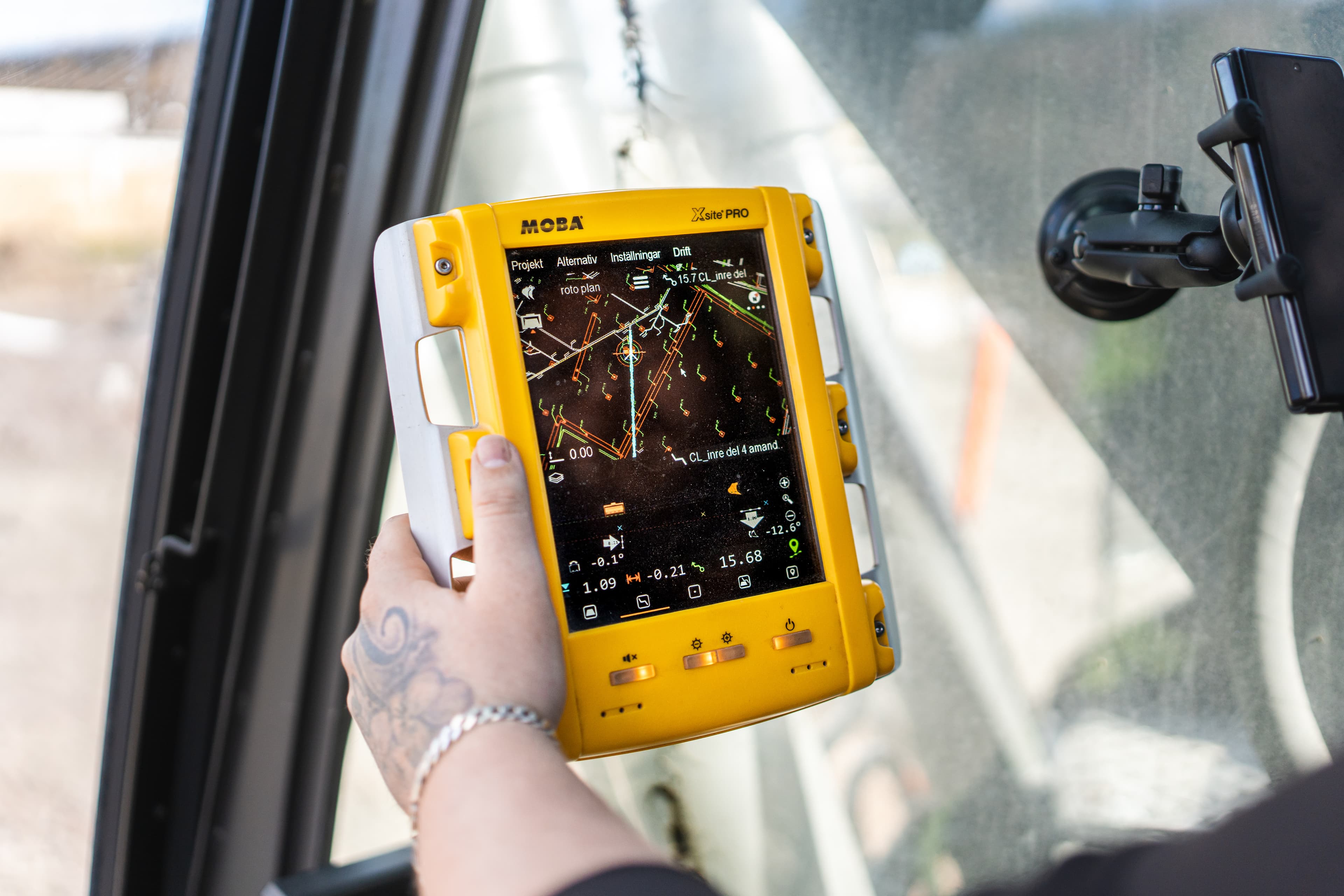 Gemini Terrain+ Scahktning -scahkt modulen SiteFlow ihop med MOBA