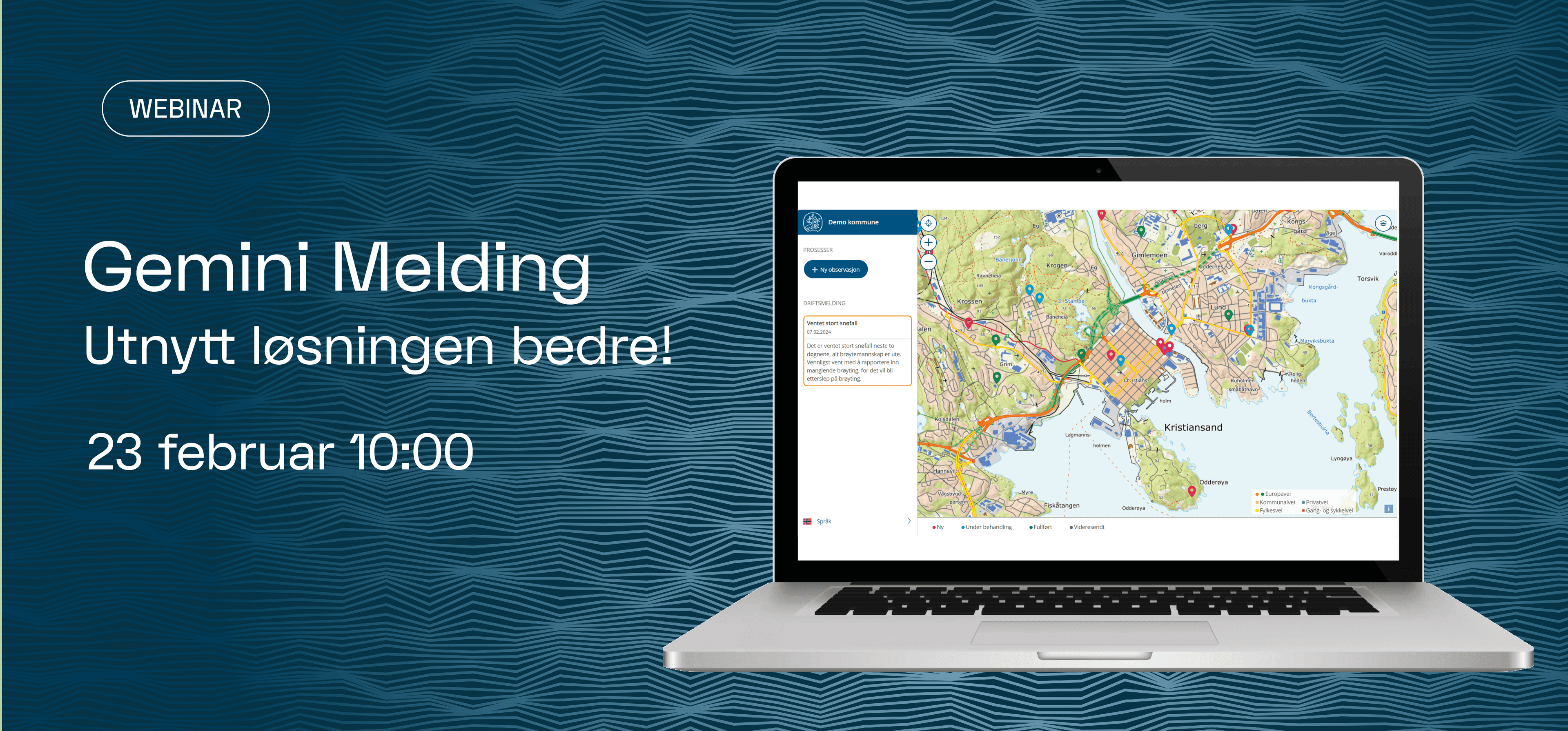 Webinar - Gemini Melding , Utnytt løsningen bedre!